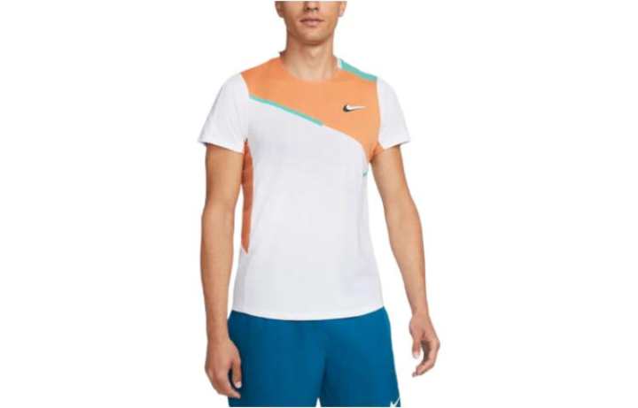 Nike Nike T Shirts Men's White Crew Neck Moderate Straight Fit