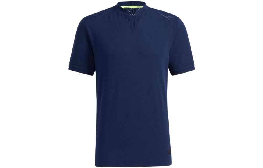 Adidas Adidas T Shirts Men's Blue Moderate Straight Fit
