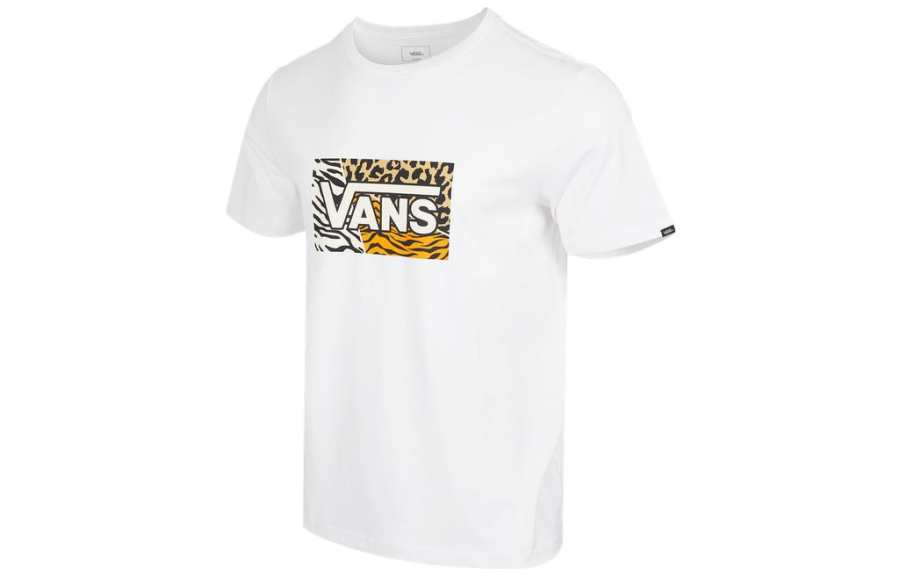 Vans Vans T Shirts Men's White Crew Neck Moderate