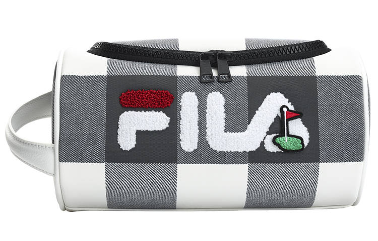 FILA Athletics Pu Storage Bag Handbag Clutch Small Women's Pitch Black
