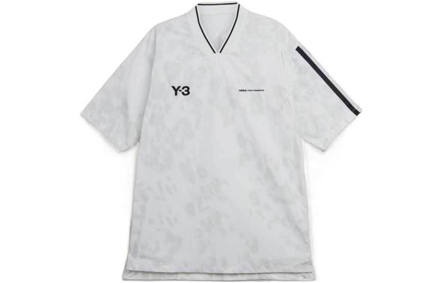 Y-3 Y 3 T Shirts Men's White V Neck Moderate