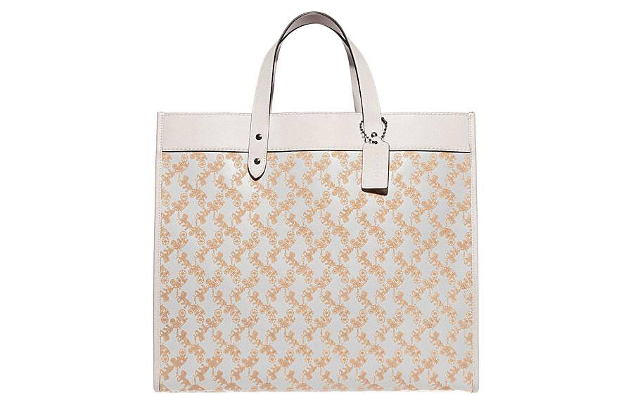 COACH Field Cow Leather Tote Bag, Shopping Bag, Shoulder Bag, Crossbody Bag, Handbag Men's Chalk