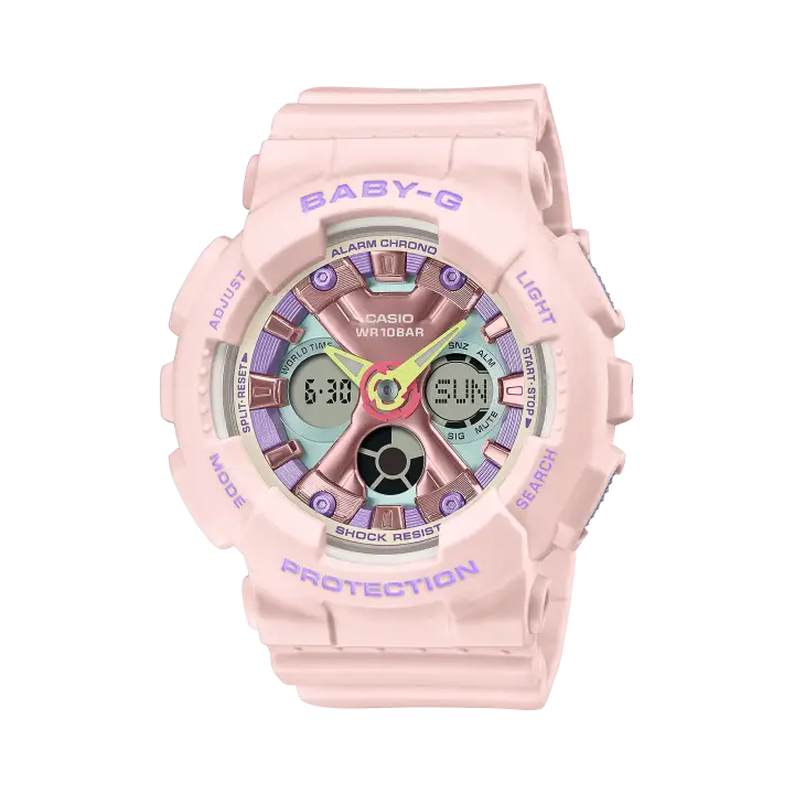 CASIO CASIO Women's BABY-G Pink Watch BA-130PM-4APR