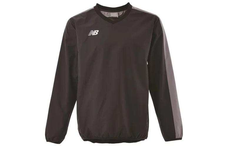 New Balance New Balance T Shirts Men's Brown V Neck Moderate Straight Fit