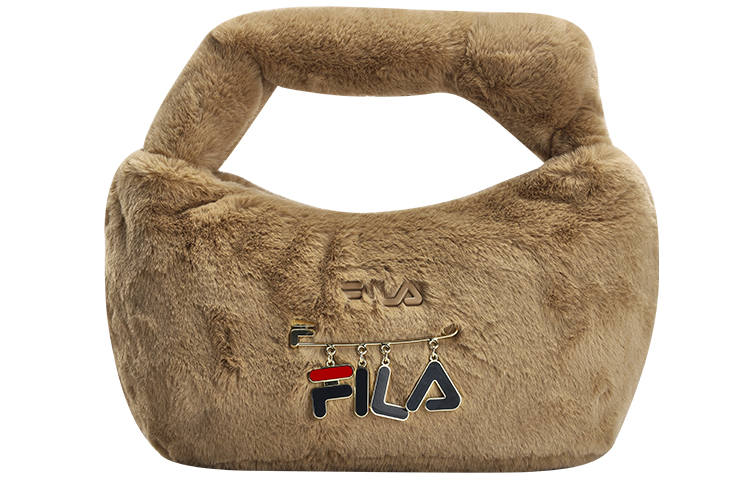 FILA Fabric Shoulder Bag, Handbag, Shoulder Bag Women's Light Brown