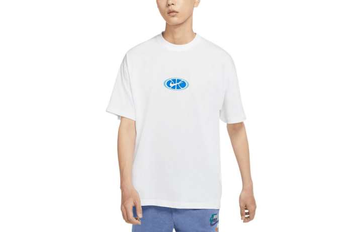 Nike Nike T Shirts Men's White Crew Neck Thin Straight Fit