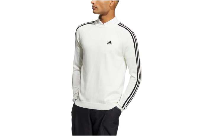 Adidas Adidas T Shirts Men's White Crew Neck Moderate Straight Fit
