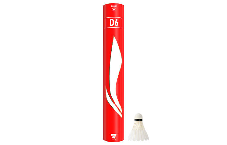 Li-Ning Li Ning D6 Duck Feather Shuttlecock 12 Pack Duck Feather Shuttlecocks