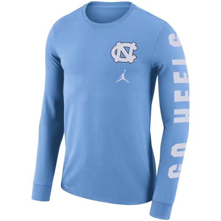 Jordan Jordan T Shirts Men's Blue Crew Neck Moderate Straight Fit