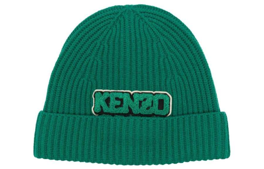 KENZO KENZO Logo Patch Knitted Beanie