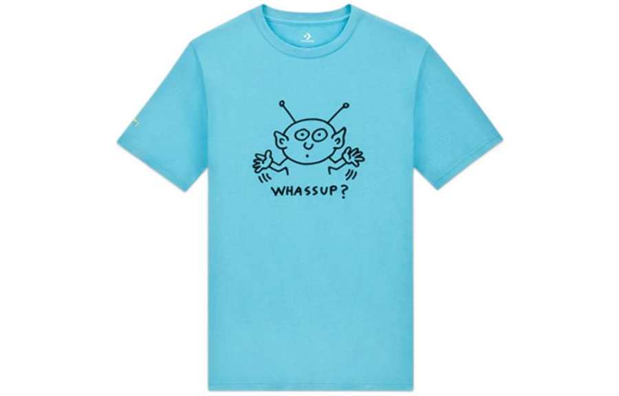 Converse Converse X Keith Haring Collection T Shirt Unisex Blue