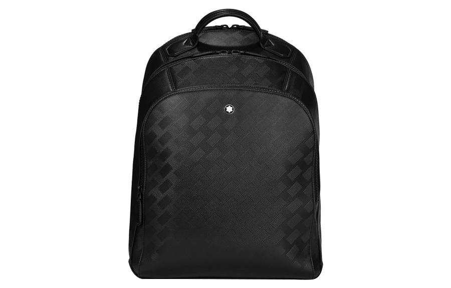 MONTBLANC MONTBLANC Full Grain Cow Leather Backpack Regular Unisex Black