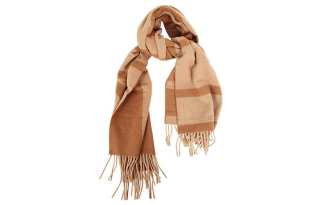 TOTEME Monogram-Intarsia Fringed-Edge Scarf