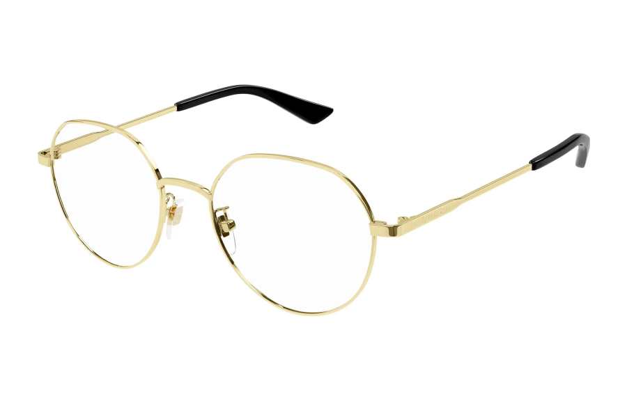 GUCCI GUCCI Logo-engraved Round-frame Glasses