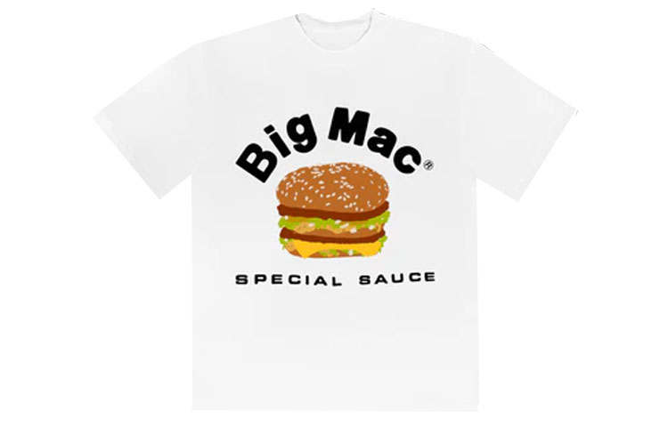 Cactus Plant Flea Market X McDonald's Team Big Mac T shirt