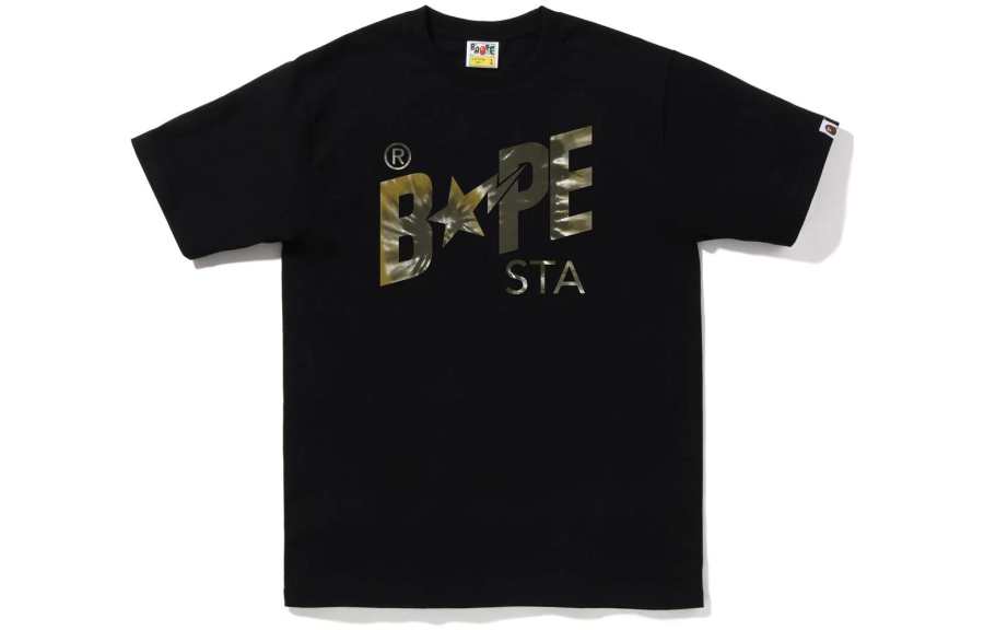 A BATHING APE Bape Tie Dye Bape Sta Logo Tee