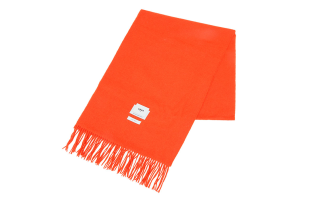 ADER ERROR Wool Knit Scarf Unisex Orange