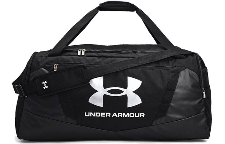 Under Armour Yoga Polyester Gym Bag Regular Unisex Black+Metallic Silver