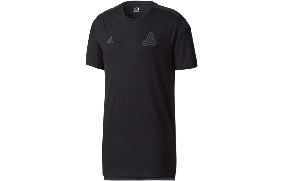 Adidas Adidas T Shirts Men's Black Crew Neck Moderate Straight Fit