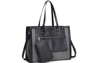Slazenger PU Stitched Canvas Combo Tote Bag Regular Unisex Multicolor