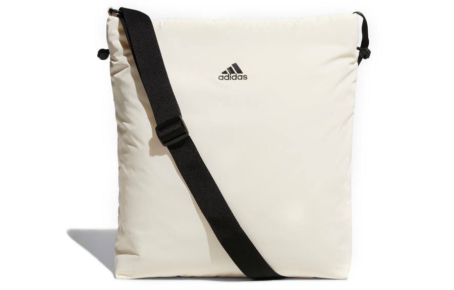 Adidas Adidas Recycled Polyester Sports Bag, Shoulder Bag, Crossbody Bag, Handbag Regular Unisex Pink White