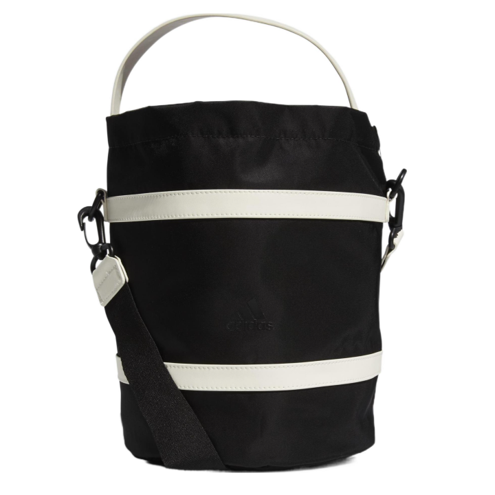 Adidas Adidas Nylon Bucket Bag One Shoulder Handbag Small Unisex Black