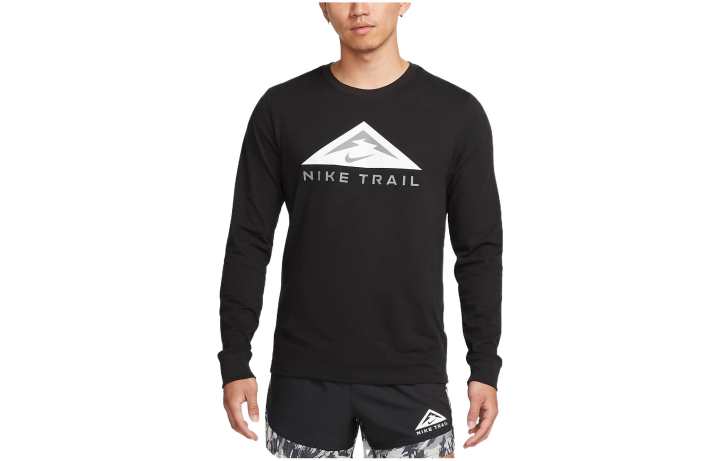 Nike Nike T Shirts Men's Black Crew Neck Moderate Straight Fit