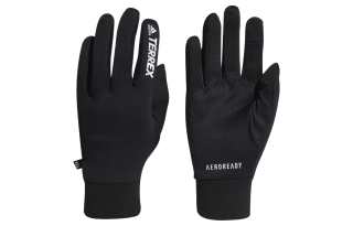 Adidas TERREX Recycled Polyester, Elastane Sports Gloves Unisex Black