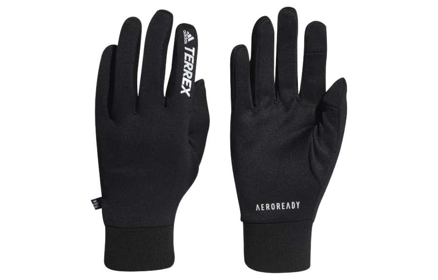 Adidas TERREX Recycled Polyester, Elastane Sports Gloves Unisex Black