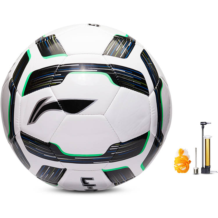 Li-Ning Li Ning 5 It's So Hard Soccer Ball PVC Abrasion Resistant Machine Stitched Soccer Ball Women's White