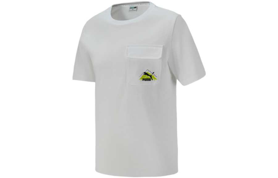 PUMA PUMA CAMPING T Shirt Men's White