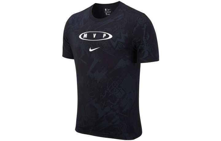Nike Nike T Shirts Men's Black Crew Neck Moderate Straight Fit