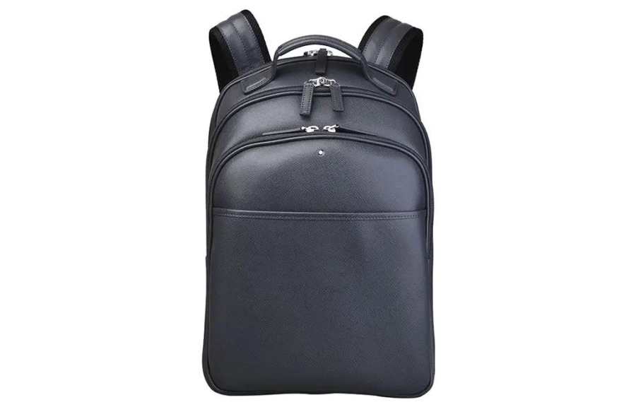 MONTBLANC Meisterstuck Cow Leather Backpack Small Men's Gray