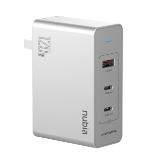 Nubia Tri Port Gallium Nitride Notebook Flat Cell Phones Fast Charging 120W Chargers