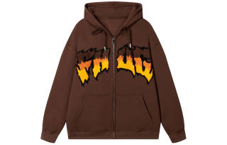 FORHUG Sweatshirts Unisex Hooded Thickened Cardigan