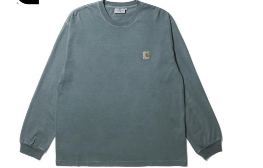 Carhartt WIP T Shirts Men's Green Crew Neck Moderate Straight Fit