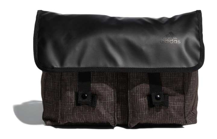 Adidas Adidas Recycled Polyester Messenger Bag, Shoulder Bag, Crossbody Bag Regular Unisex Black