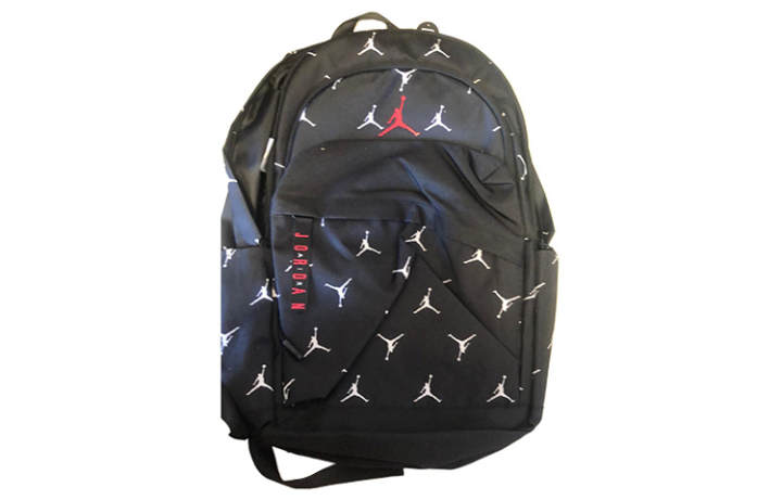 Jordan Jordan Polyester Laptop Bag Backpack Medium Unisex Black
