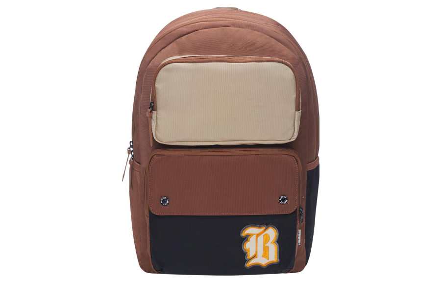 Li-Ning Li Ning Badfive Polyester With Polyamide Sports Backpack Regular Unisex Brown