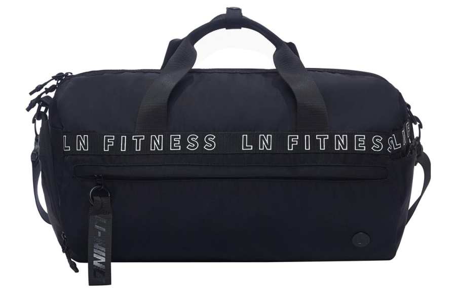 Li-Ning Li Ning Fitness Series Fabric Shoulder Bag, Crossbody Bag, Handbag Regular Unisex Black