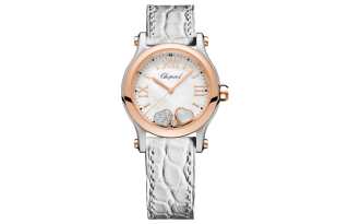 CHOPARD HAPPY SPORT Quartz Movement Fashion Trend Women's Watch 30mm White Dial