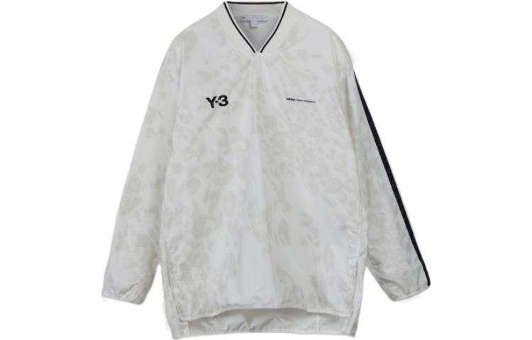Y-3 Y 3 T Shirts Men's White V Neck Moderate Straight Fit