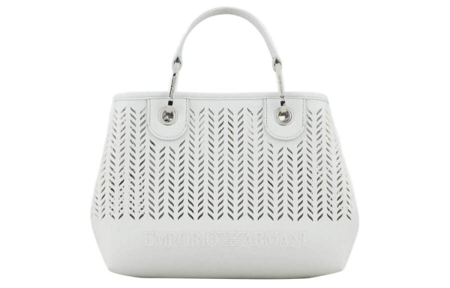 EMPORIO ARMANI Pu Shoulder Bag, Crossbody Bag, Handbag Women's Light Blue
