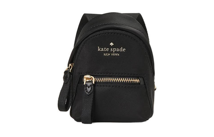 Kate Spade Chelsea PVC Keychain Backpack Bag Charm Bag Merch Unisex Black