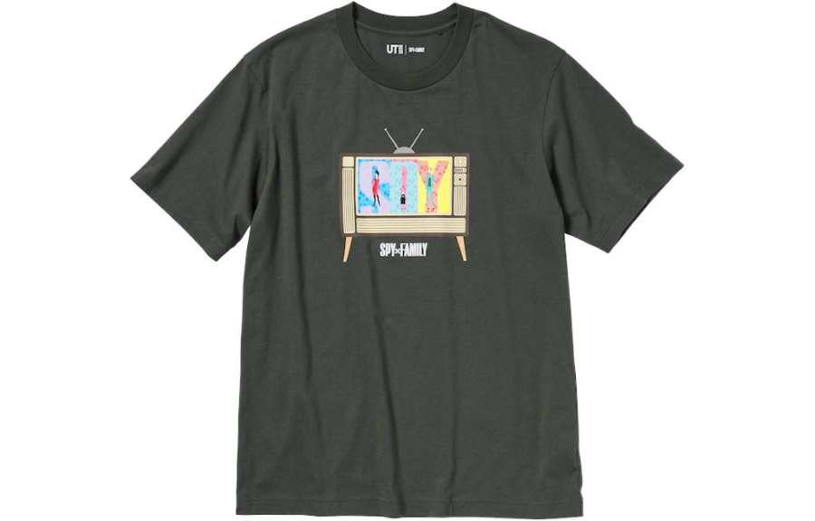 UNIQLO FW22 T Shirt Unisex Army Green