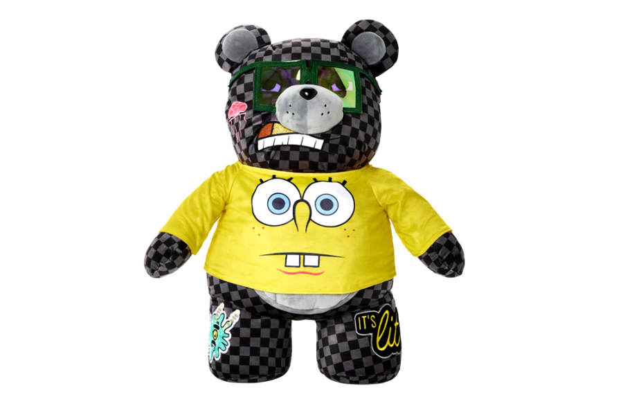 SPRAYGROUND SPRAYGROUND SpongeBob, Collaboration Polyester Doll Bag Backpack Regular Unisex Black