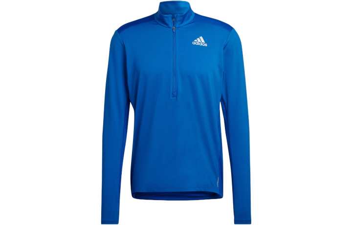Adidas Adidas T Shirts Men's Blue Stand Collar Moderate Straight Fit