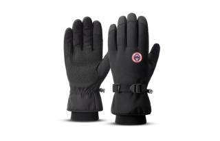 AAJF Outdoor Cycling Thickened And Fleece Lined Polyamide Warm Gloves Men's