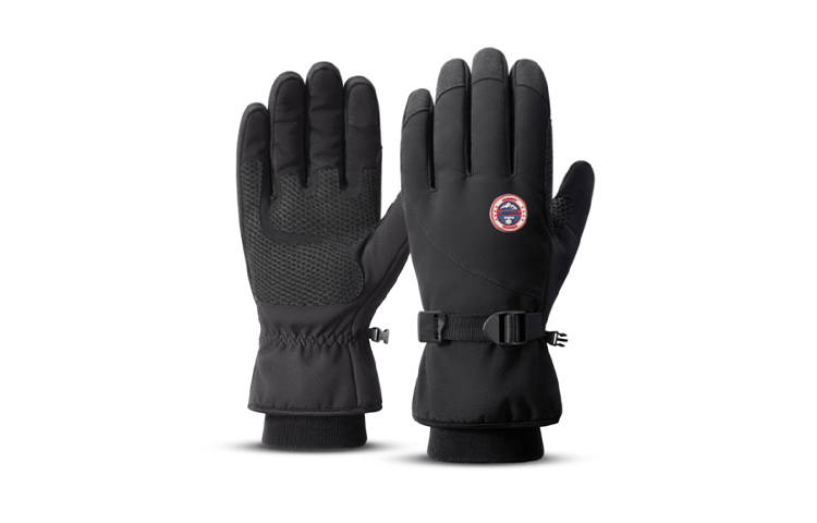 AAJF Outdoor Cycling Thickened And Fleece Lined Polyamide Warm Gloves Men's
