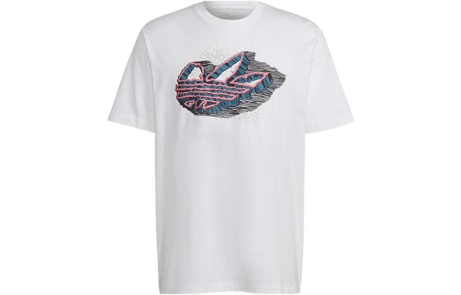 Adidas Originals Rekive SpeedTrefoil Graphic T Shirt Men's White